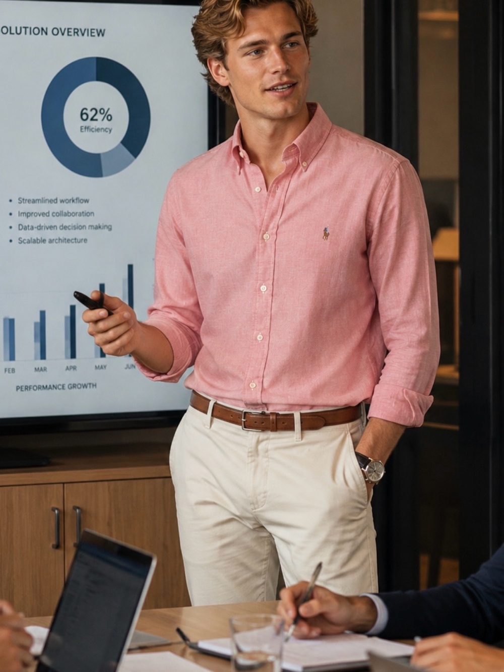 Ralph Lauren Pink Button-Down Oxford Shirt